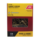 Ace No. 6 X 2 in. L Phillips Yellow Zinc Cabinet Screws 1 lb 185 pk