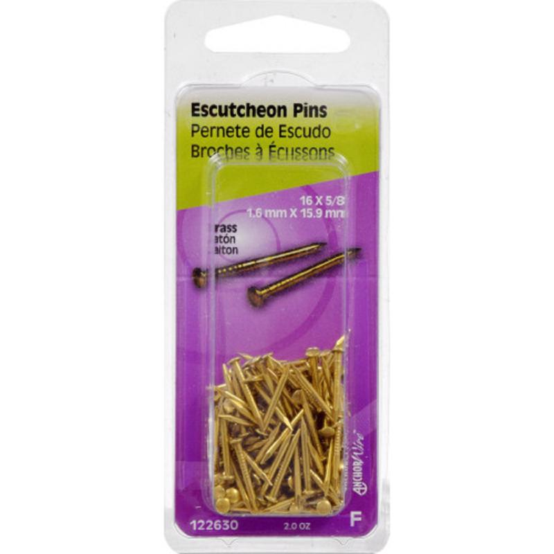 ESCUTCHEON PIN5/8"X16BRS