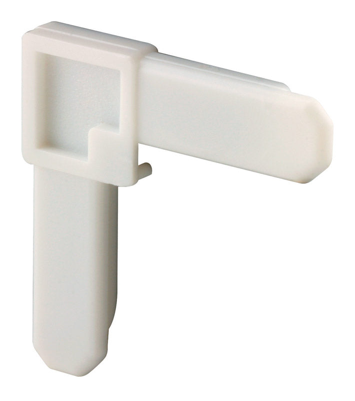 CORNER SCRN3/8"PLASTCWHT