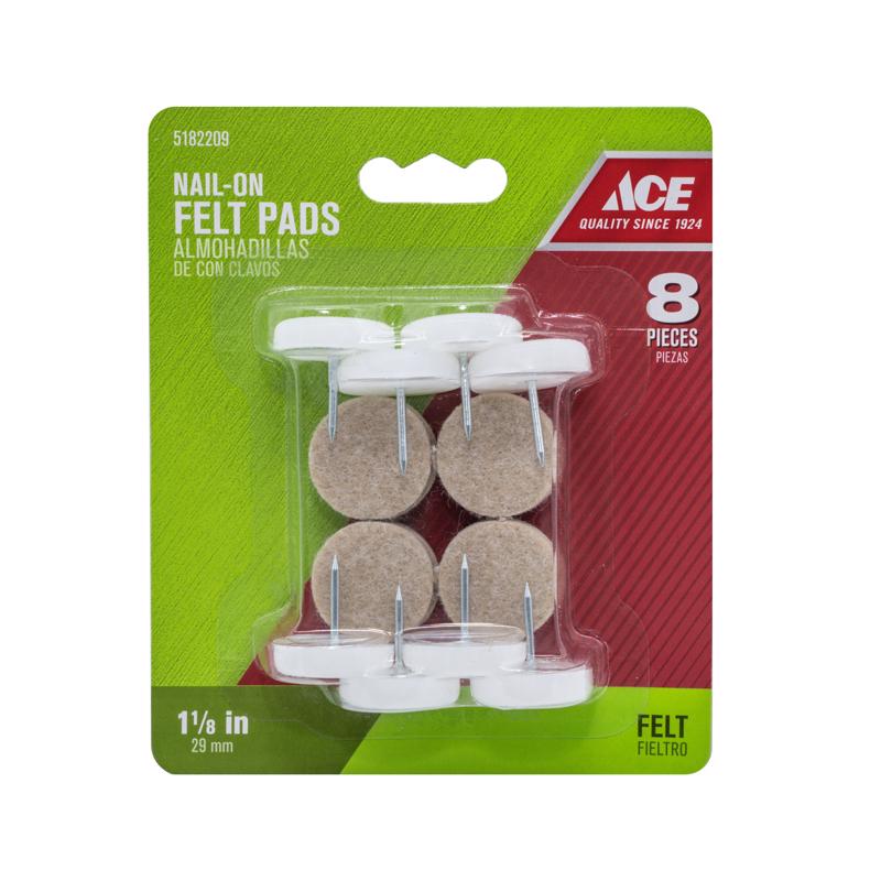 FELT PADS 1-1/8" ACE 8PK