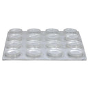 Ace Vinyl Self Adhesive Protective Pad Clear Round 3.6 in. W X 1/2 in. L 1 pk