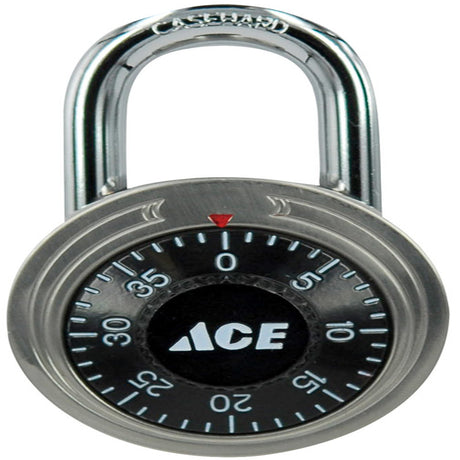 PADLOCK COMBO SILVR 3/4"