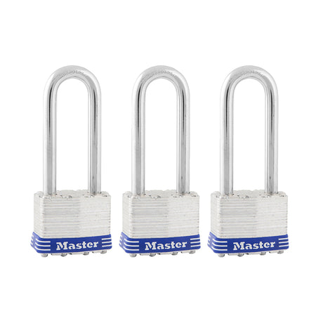 PADLOCK1-3/4"LONGSH PK3