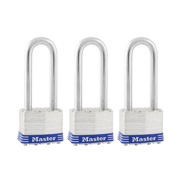 PADLOCK1-3/4"LONGSH PK3