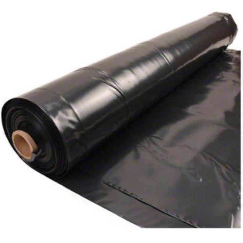 Film-Gard Plastic Sheeting 4 mil X 10 ft. W X 100 ft. L Polyethylene Black 1 pk