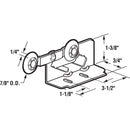 Prime-Line 7/8 in. D X 0.25 in. L Zinc-Plated Nylon/Steel Roller Assembly 2 pk