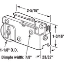 Prime-Line 1-1/8 in. D X 5/16 in. L Brass Steel Roller Assembly 1 pk