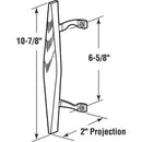 Prime-Line 1 in. L Chrome Plated Brown Metal Patio Door Pull