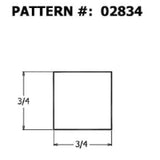 Alexandria Moulding Square Hardwood Dowel 3/4 in. D X 36 in. L 1 pk Red