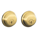 Schlage Bright Brass Zinc Double Cylinder Deadbolt