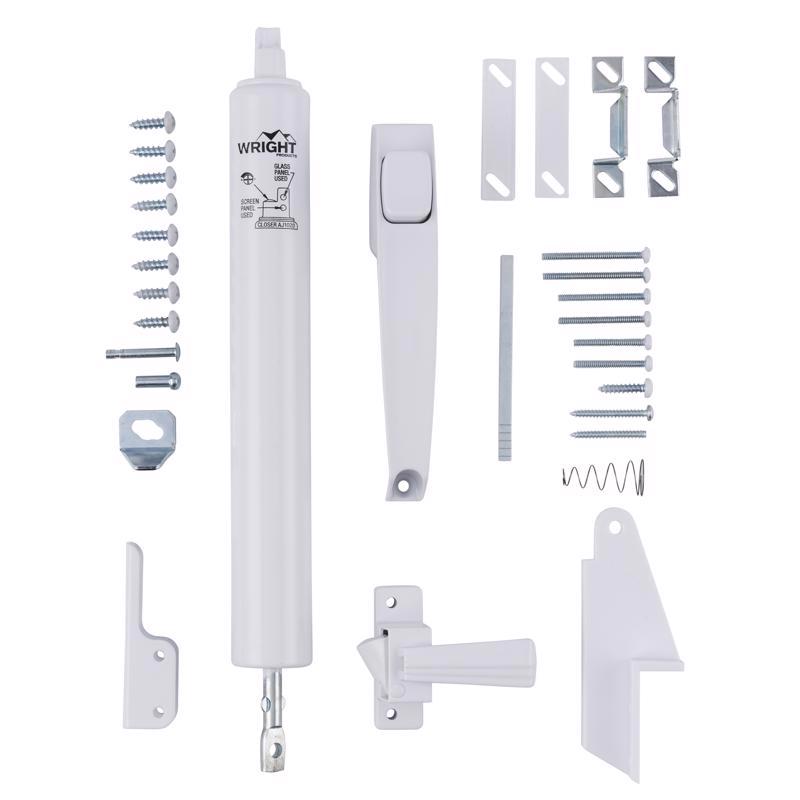Wright White Steel Lanai Door Repair Kit 1 pk