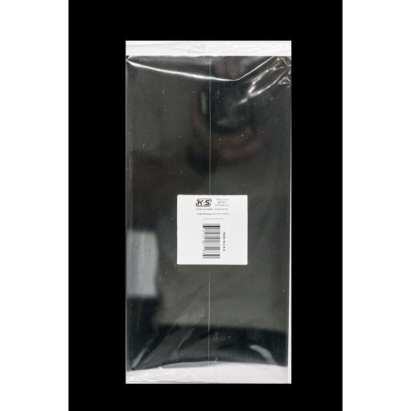 K&S 12 in. 6 in. Mirror Stainless Steel Sheet