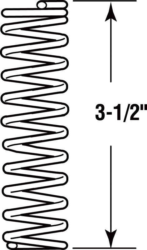 Prime-Line 3-1/2 in. L X 23/32 in. D Compression Spring 2 pk