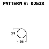 Alexandria Moulding Round Ramin Hardwood Dowel 3/8 in. D X 48 in. L 1 pk Orange