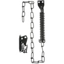 Wright Galvanized Black Steel Spring & Chain Door Retainer 1 pk