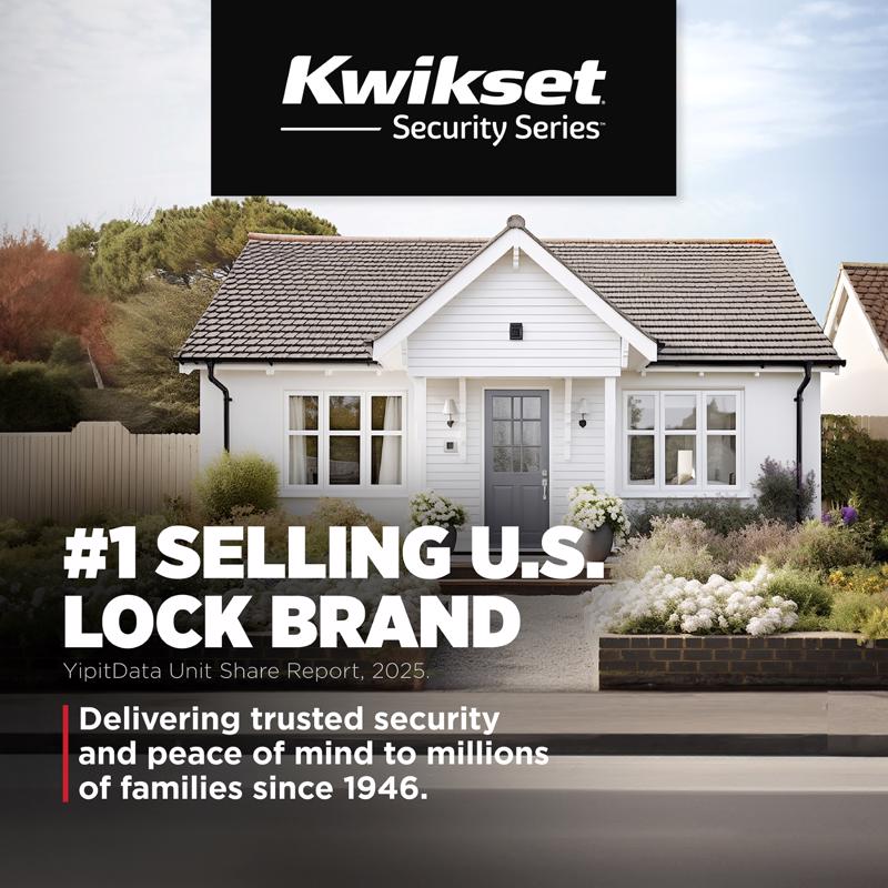 Kwikset Tylo Antique Brass Passage Lockset 1-3/4 in.