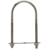 Hampton 5/16 in. X 2-1/2 in. W X 5-3/16 in. L Coarse Stainless Steel U-Bolt