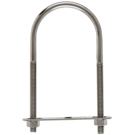 Hampton 5/16 in. X 2-1/2 in. W X 5-3/16 in. L Coarse Stainless Steel U-Bolt