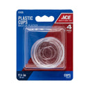 CASTR RND CUP CLR1.5"4PK