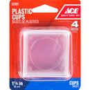 CASTR SQ CUP CLR1.87"4PK