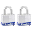 PADLOCK 1-9/16" LAM 2PK
