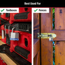 Master Lock 1-5/16 in. H X 1-9/16 in. W Laminated Steel Double Locking Padlock Keyed Alike