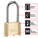 Master Lock 4-1/8 in. H X 2 in. W Steel Resettable Combination Padlock