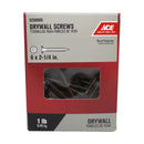 Ace No. 6 wire X 2-1/4 in. L Phillips Drywall Screws 1 lb 174 pk