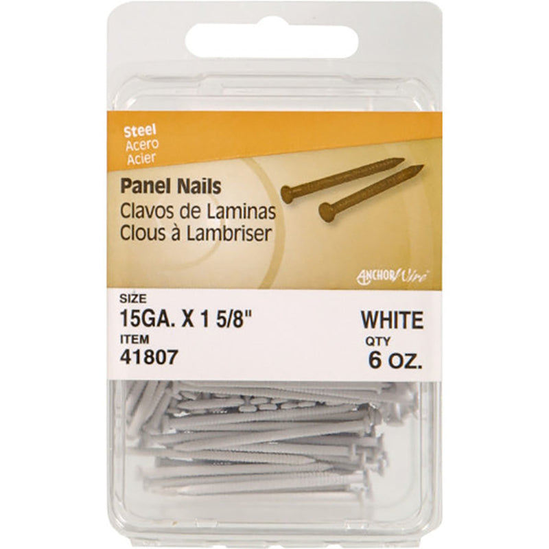 PANEL NAIL 1-5/8 WHT 6OZ