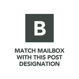 Gibraltar Mailboxes Elite Classic Galvanized Steel Post Mount Green Mailbox