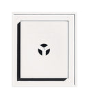 BLOCK MOUNT 8.1X12.1WHT