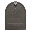 Gibraltar Mailboxes Elite Classic Galvanized Steel Post Mount Venetian Bronze Mailbox
