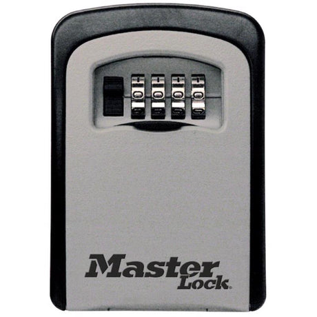 Master Lock .004 cu ft Combination Lock Gray Locked Key Storage