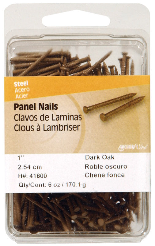 PANEL NAIL1-5/8DRKOAK6OZ