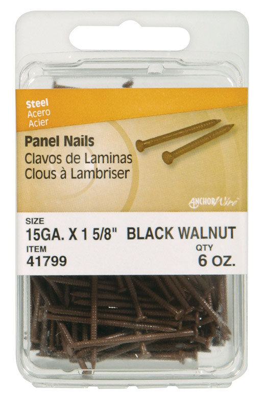 PANL NAIL1-5/8BLKWLNT6OZ