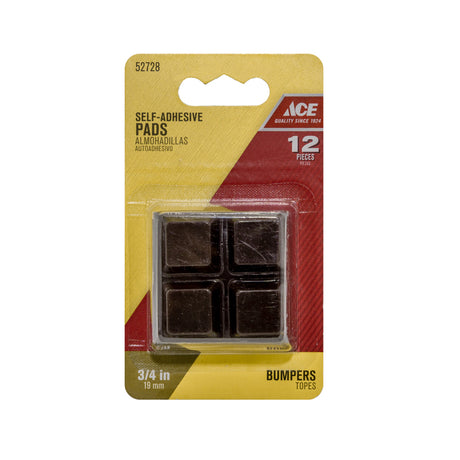 BUMPER VINYL SQ BRN 3/4"