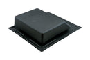 VENT ROOF SLANT POLY BLK