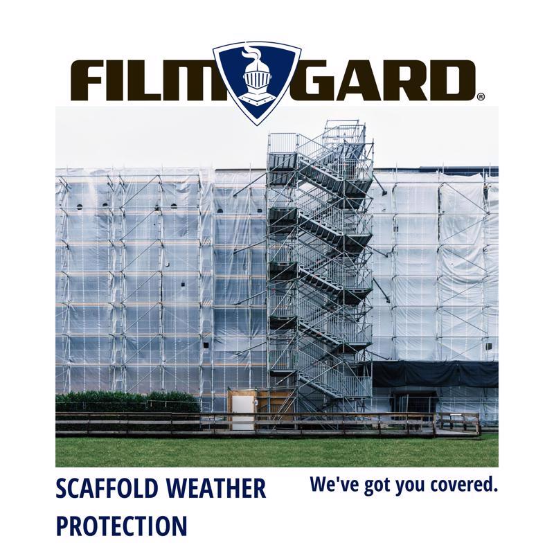 Film-Gard Plastic Sheeting 6 mil X 40 ft. W X 100 ft. L Polyethylene Clear