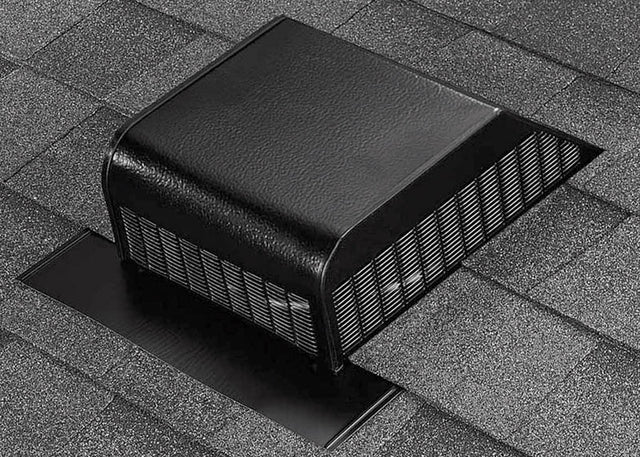 VENT ROOF ALUM50SQ BLK