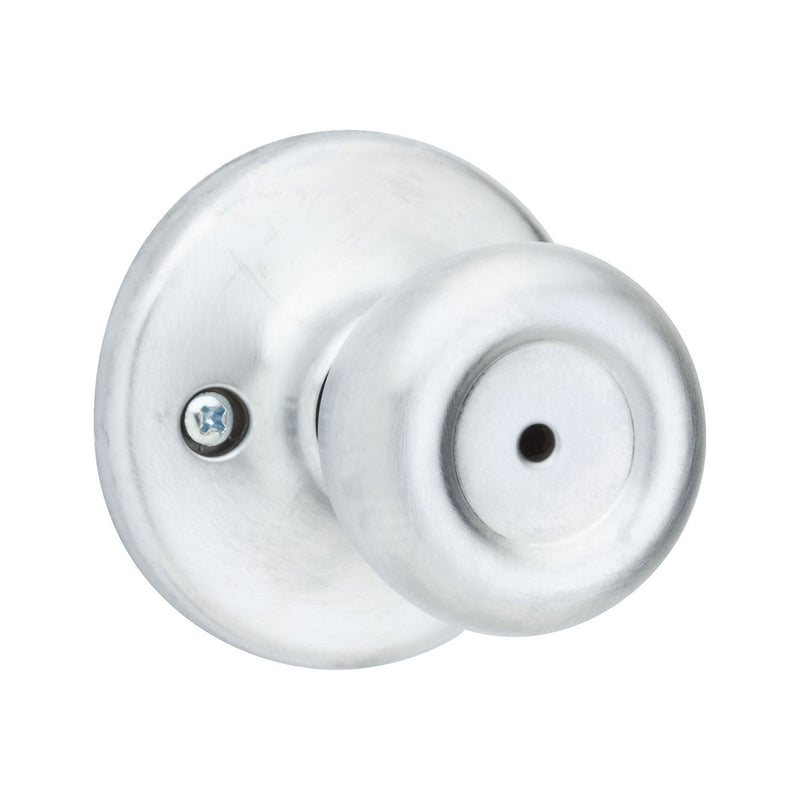 Kwikset Tylo Satin Chrome Privacy Lockset 1-3/4 in.