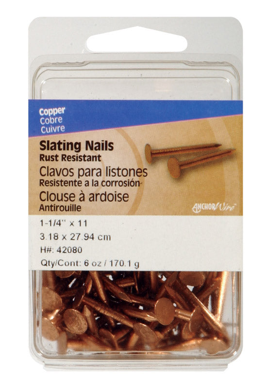 NAIL COPPER 1.25X11 6OZ