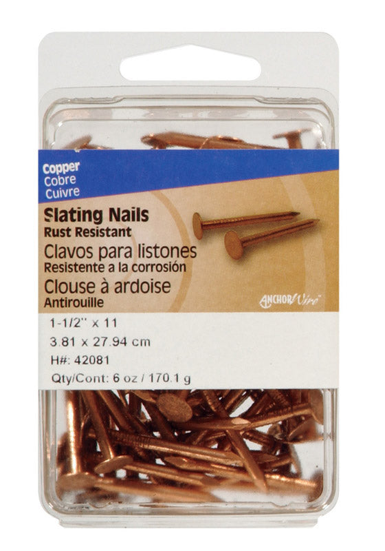 NAIL COPPER 1.5X11 6OZ