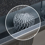 Amerimax 3 in. W X 5 in. L Gray Galvanized Steel Gutter Strainer