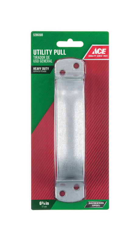 Ace 6.8 in. L Galvanized Silver Steel Heavy Duty Utility Pull