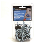 Crawford Silver Steel Peg Hooks 32 pk