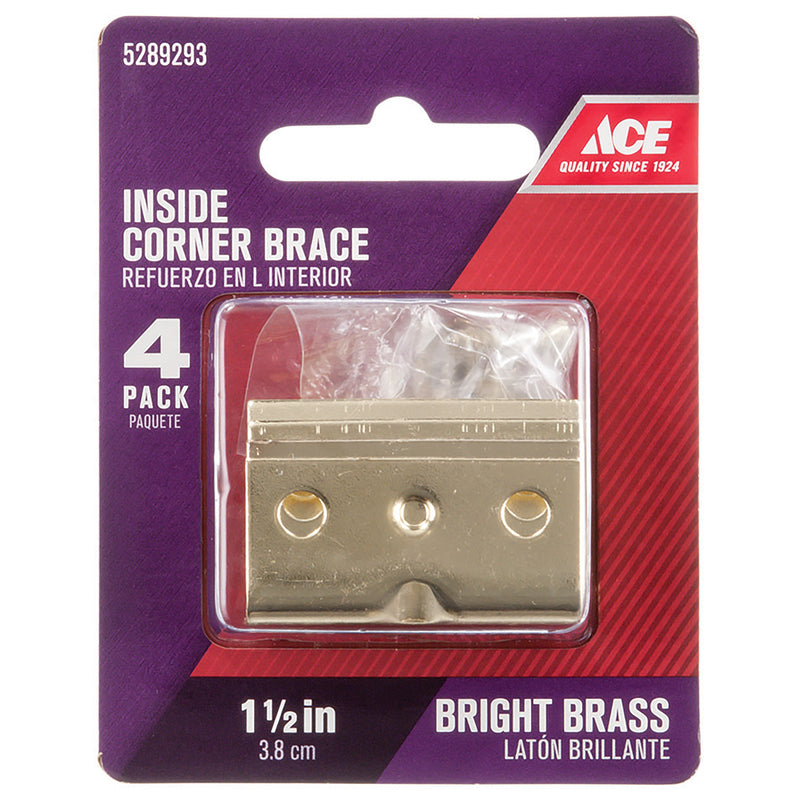 CORNER BRACE IN BRS 1-1/2"