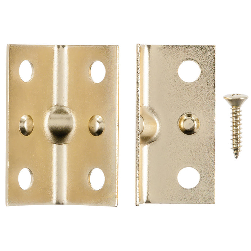 Ace 1-1/2 in. H X 2-3/4 in. W X 1-1/2 in. D Bright Brass Inside Corner Brace