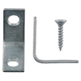 Ace 1 in. H X 2.75 in. W X 1 in. D Steel Inside L Corner Brace