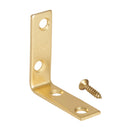 Ace 2 in. H X 3.75 in. W X 2 in. D Brass Inside L Corner Brace
