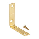 Ace 2-1/2 in. H X 3.75 in. W X 2-1/2 in. D Brass Inside L Corner Brace